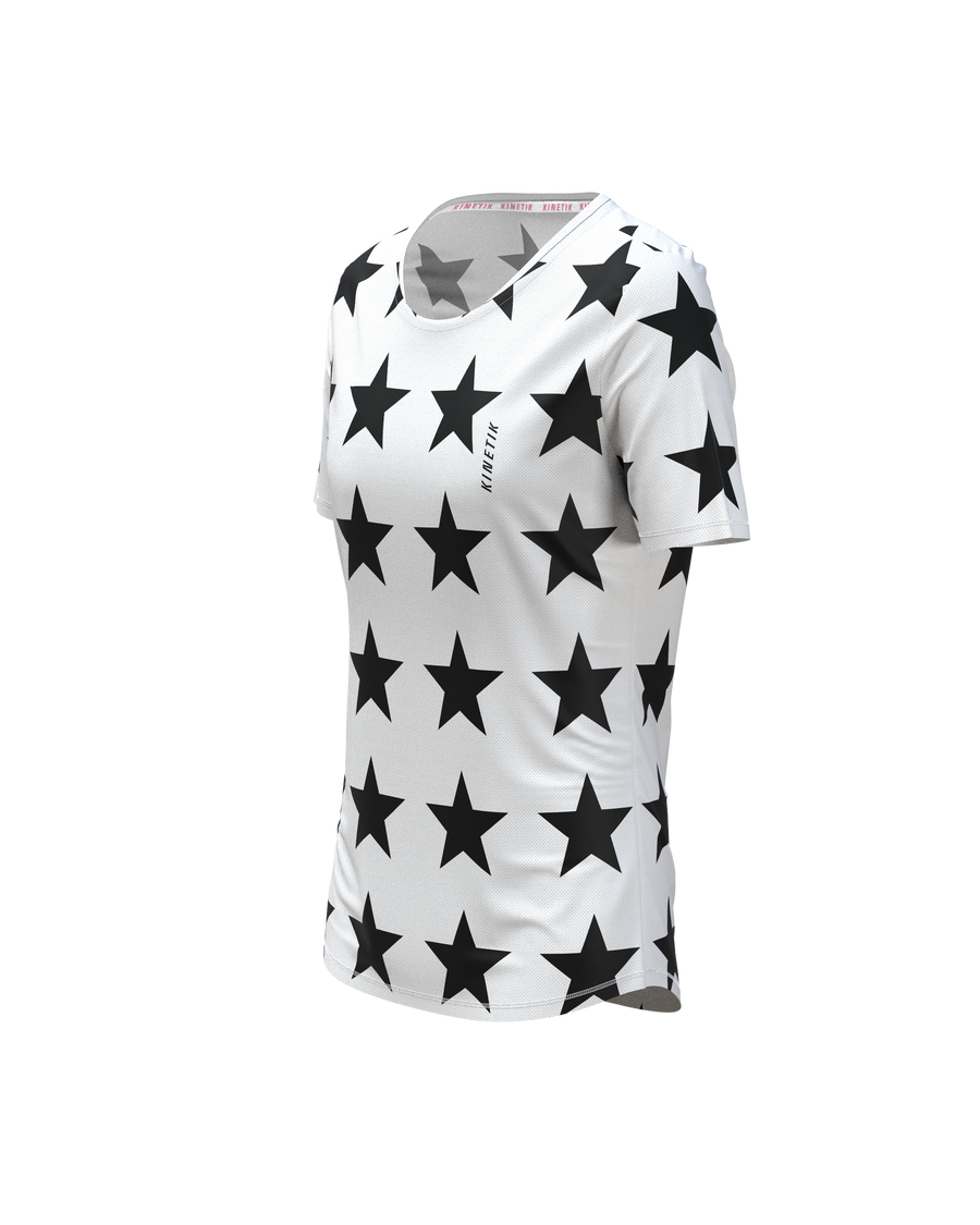 MAVRIK WOMEN STELLAR WHITE - Maillots trail-running - 1 - kinetik-adrenalink