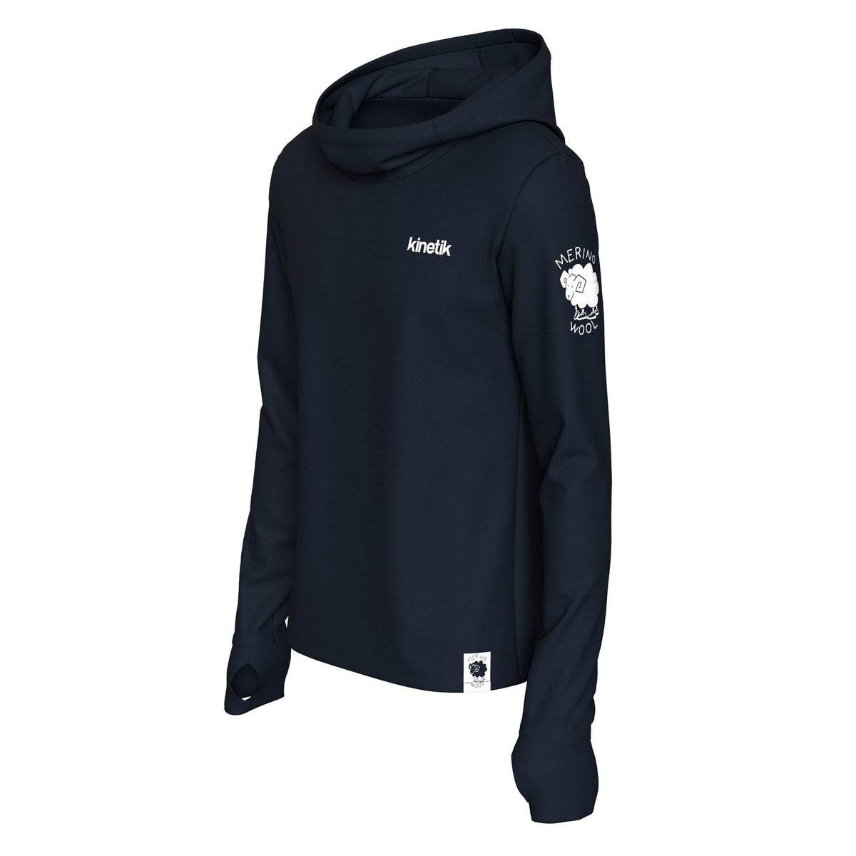 MERINOWOOL WOMEN BASLAYER HOODY - Maillots trail-running - 1 - kinetik-adrenalink
