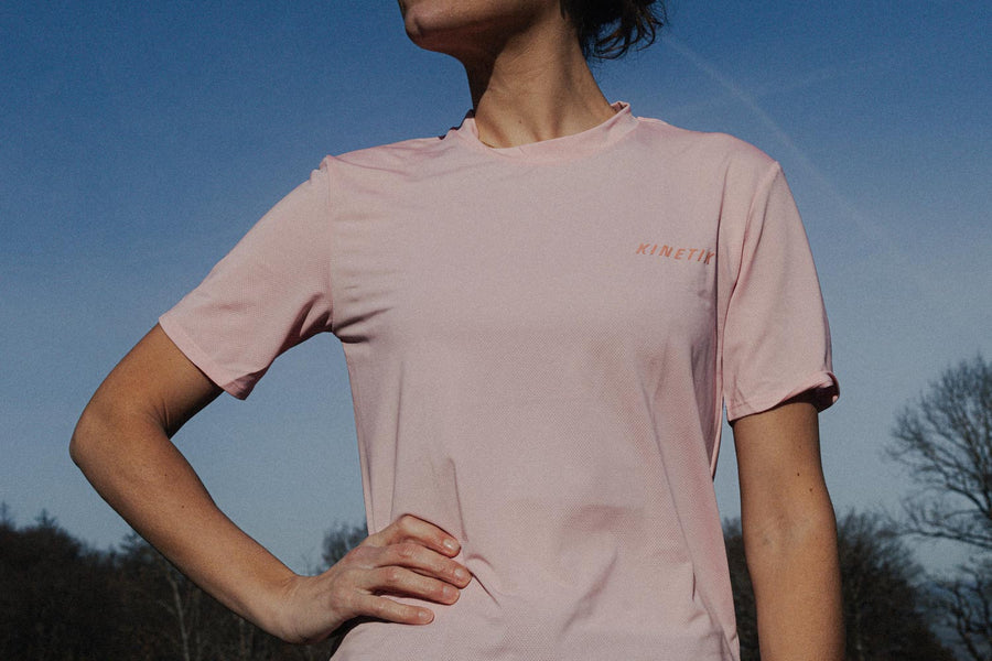 Maillots trail-running VEKTRA WOMEN PINK - 2 - kinetik
